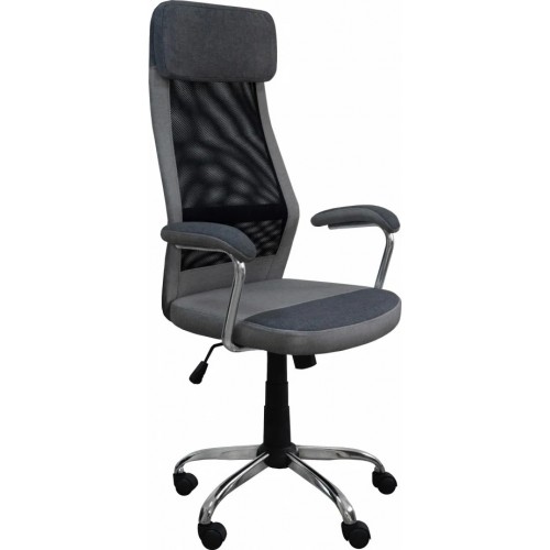 Комп'ютерне крісло поворотне Q-336 Сірий Signal