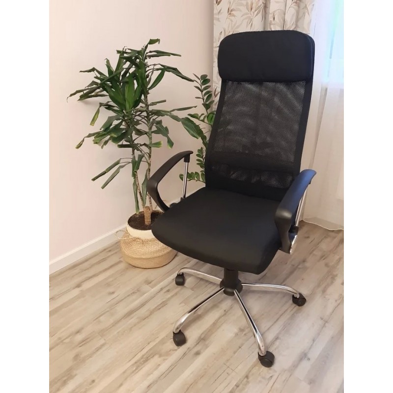 Компютерне крісло поворотне Q-345 Чорний Signal