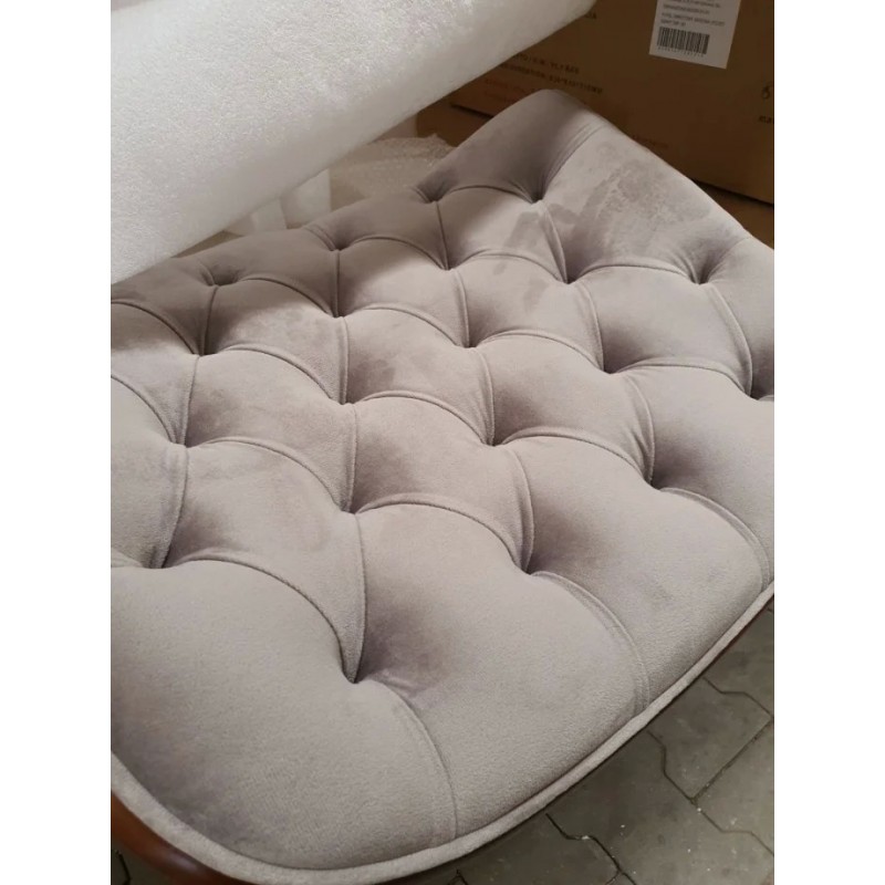 Крісло Arizona Velvet Сірий Signal