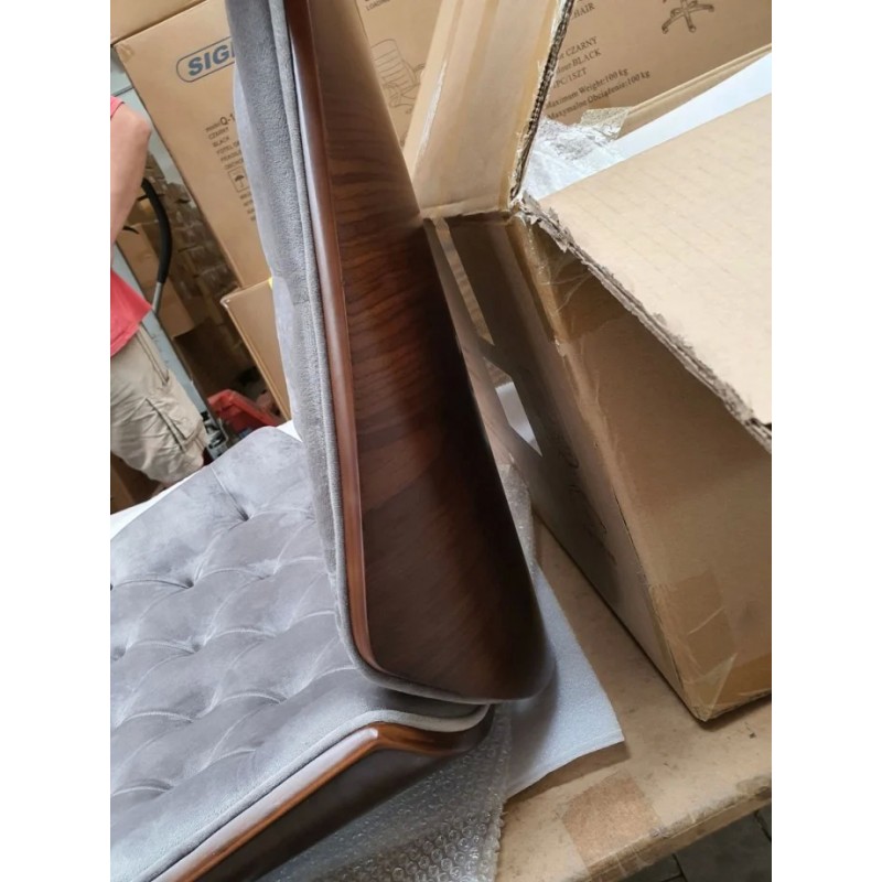 Крісло Arizona Velvet Сірий Signal