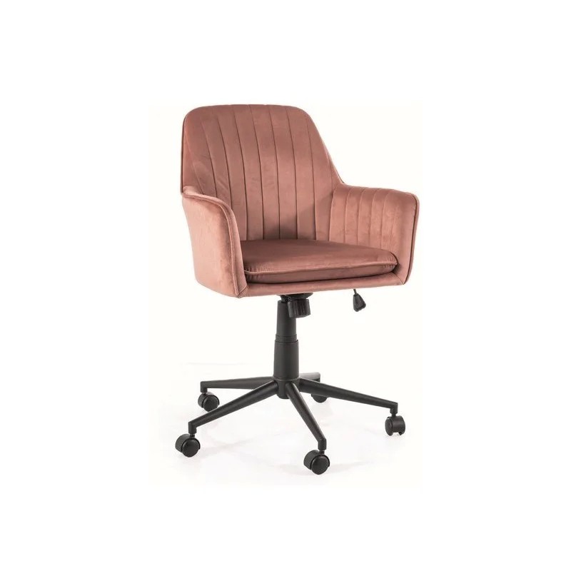 Крісло офісне поворотне Q-886 VELVET антична троянда BL.52 Signal