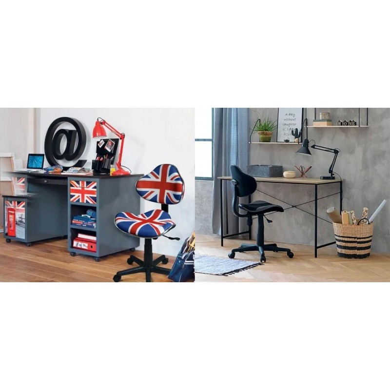 Крісло поворотне Q-G2 Синій / Чорний Signal