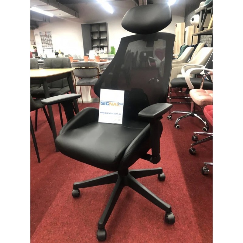 Офісне крісло поворотне Q-406 Чорний Signal
