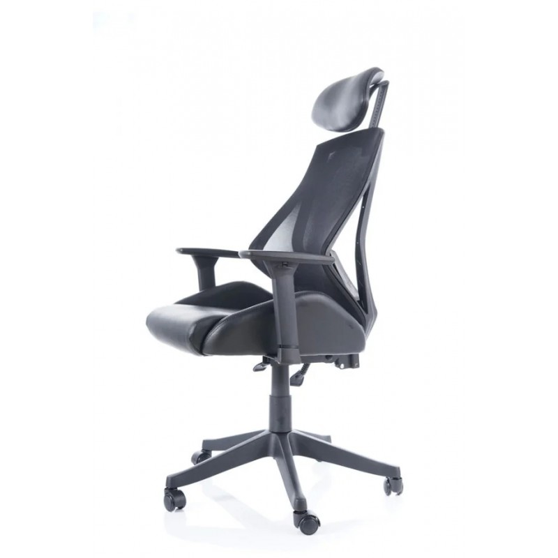 Офісне крісло поворотне Q-406 Чорний Signal