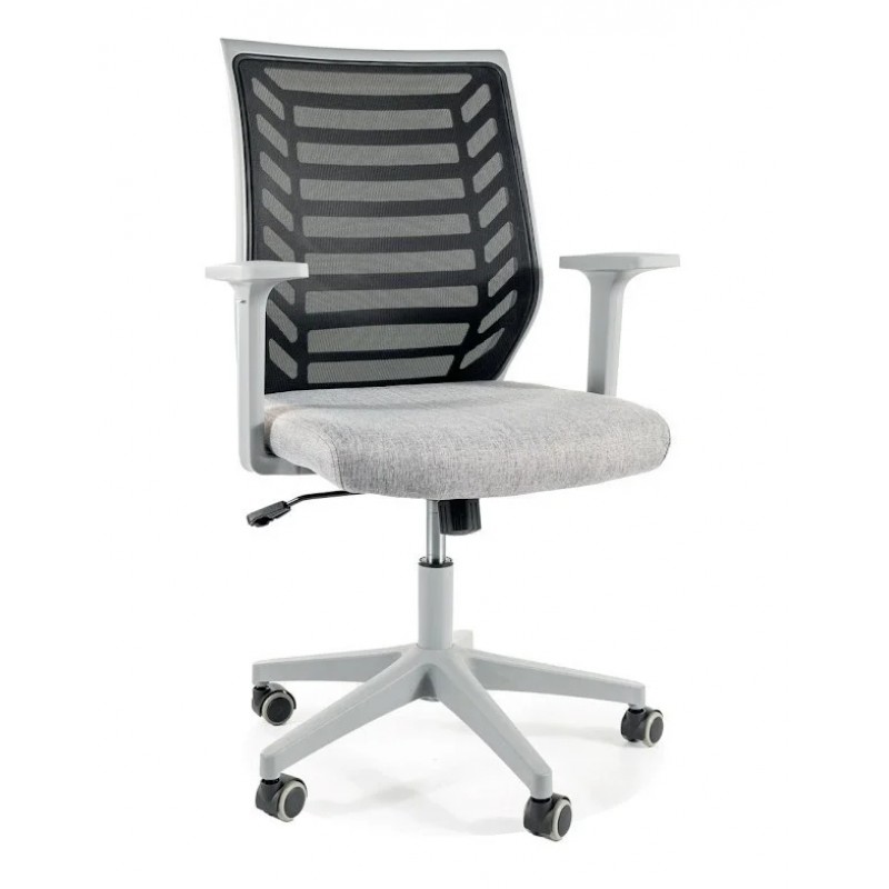 Комп'ютерне крісло поворотне Q-320 Чорний/Сірий OBRQ320CS Signal