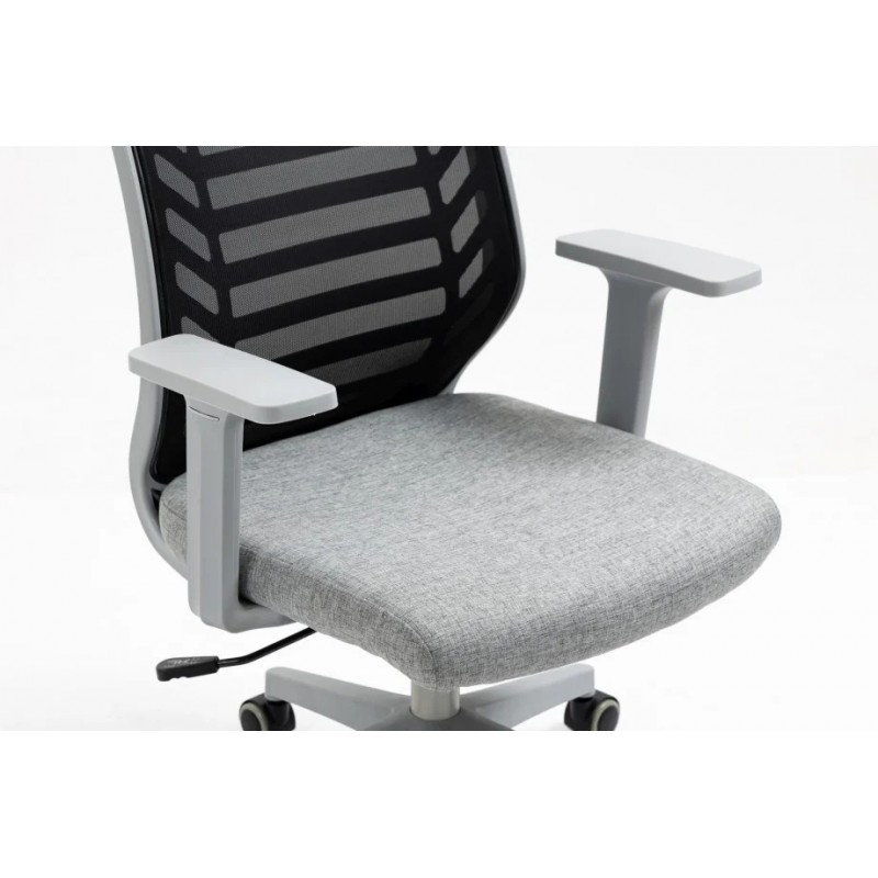 Комп'ютерне крісло поворотне Q-320 Чорний/Сірий OBRQ320CS Signal