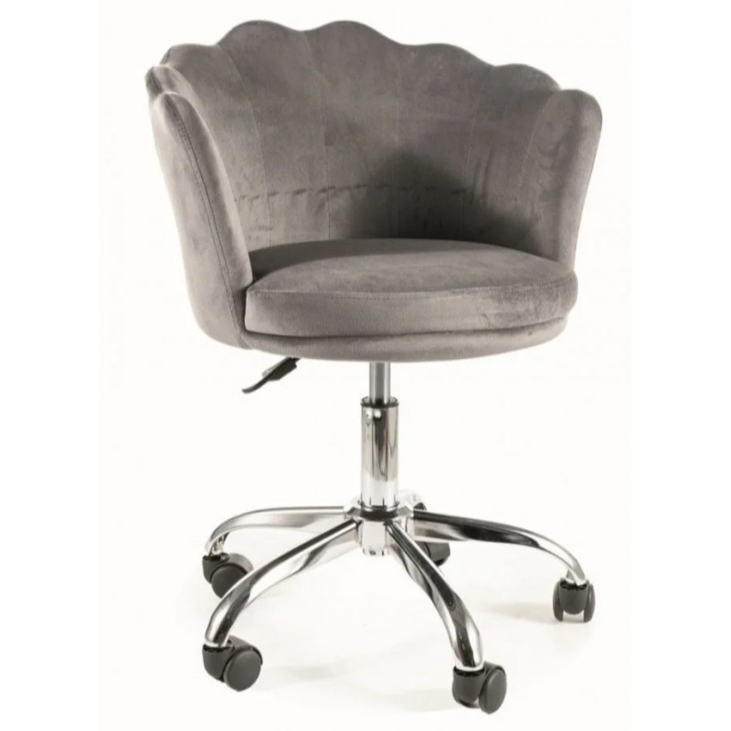 Комп'ютерне крісло поворотне ROSE VELVET Сірий OBRROSEVSZ Signal