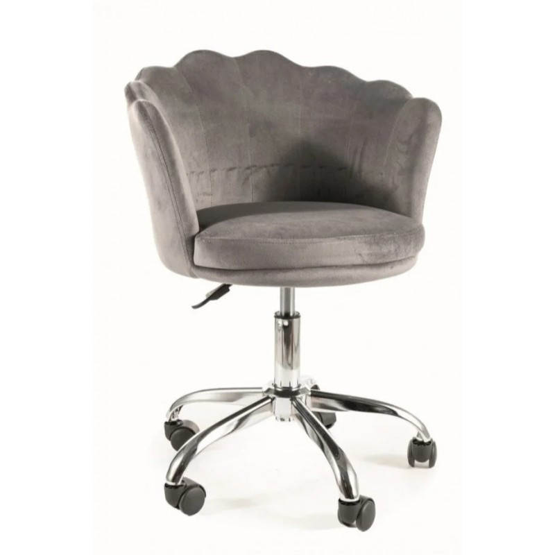 Комп'ютерне крісло поворотне ROSE VELVET Сірий OBRROSEVSZ Signal