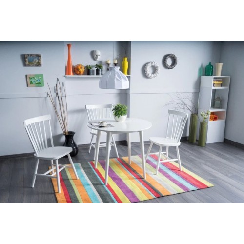 Стіл обідній Larson 90x90 Білий Signal