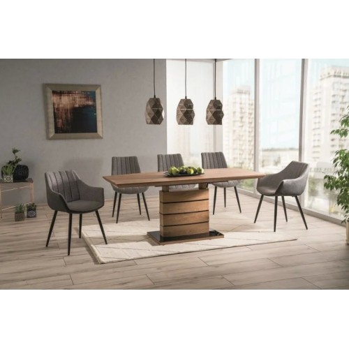 Стіл обідній Leonardo 140х80 Дуб Signal