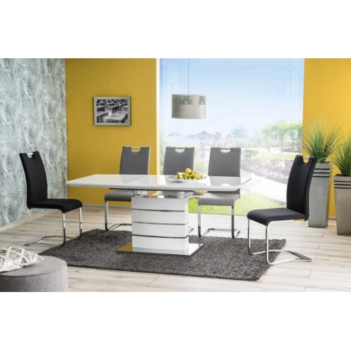 Стіл обідній Leonardo 80x140 Білий лак Signal