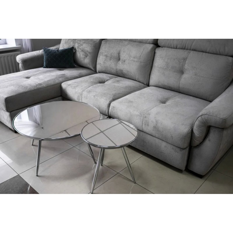 Журнальний стіл Bora C 41х41 Дзеркало / Хром Signal