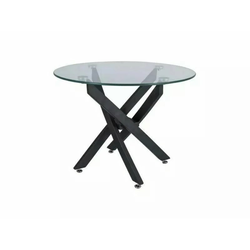Журнальний столик AGIS A Прозорий / Чорний Діаметр 60x45 AGISAC Signal