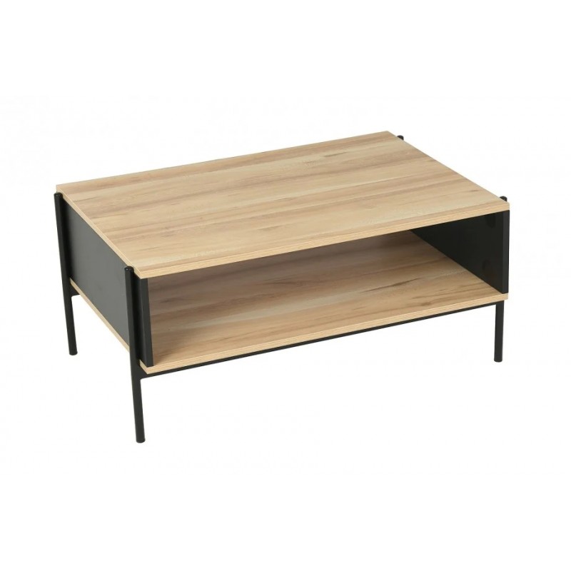 Журнальний столик KARINA A Дуб / Чорний матовий 90X60X41 KARINAADC Signal
