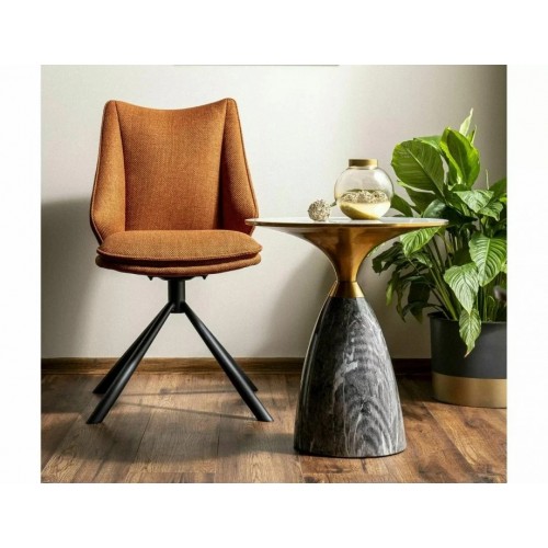 Журнальний столик LEO Білий / Сірий Діаметр 50x54 LEOBSZ Signal