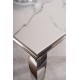 Журнальний столик PRINCE A CERAMIC білий CALACATTA/хром 120*60 PRINCEACBCH120 Signal