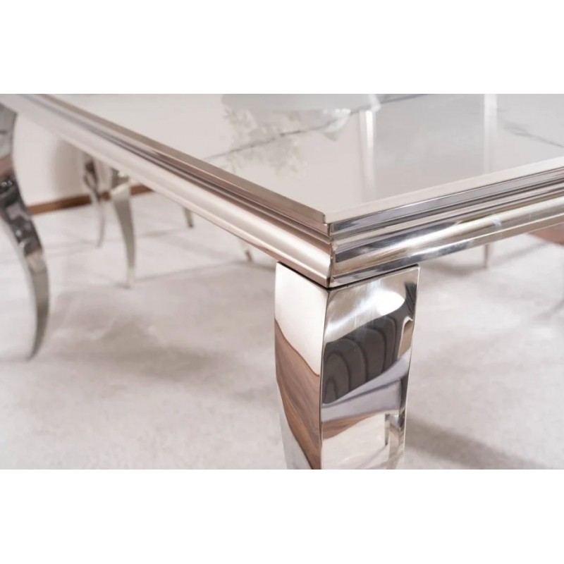 Журнальний столик PRINCE A CERAMIC білий CALACATTA/хром 120*60 PRINCEACBCH120 Signal