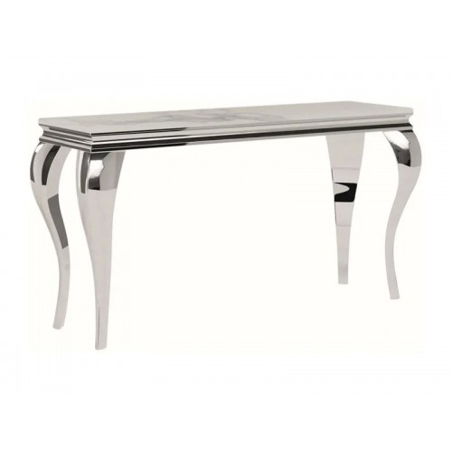 Консоль PRINCE C CERAMIC біла CALACATTA/хром 120*40 PRINCECCBCH120 Signal