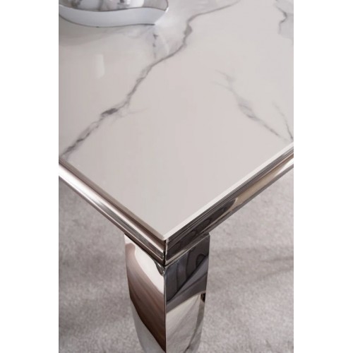 Консоль PRINCE C CERAMIC біла CALACATTA/хром 120*40 PRINCECCBCH120 Signal