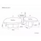 Стіл журнальний кавовий Stella B 75×75 см Чорний Signal