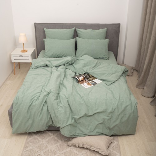 Комплект постільної білизни Viluta Двоспальний Варена бавовна Wash 49