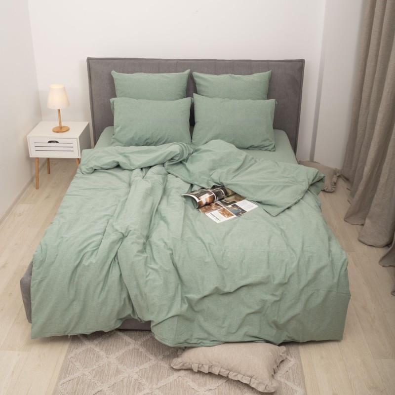 Комплект постільної білизни Viluta Двоспальний Варена бавовна Wash 49