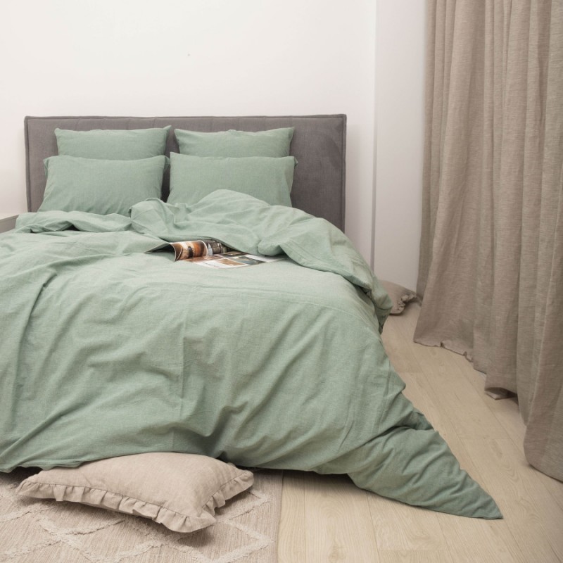 Комплект постільної білизни Viluta Двоспальний Варена бавовна Wash 49