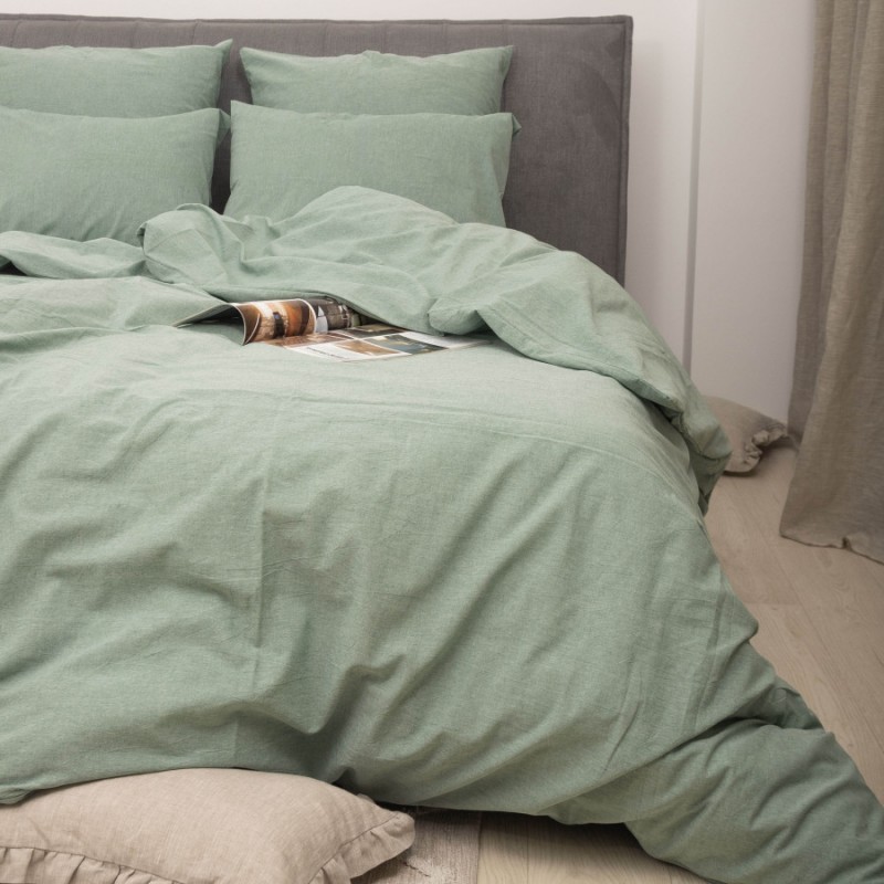 Комплект постільної білизни Viluta Двоспальний Варена бавовна Wash 49