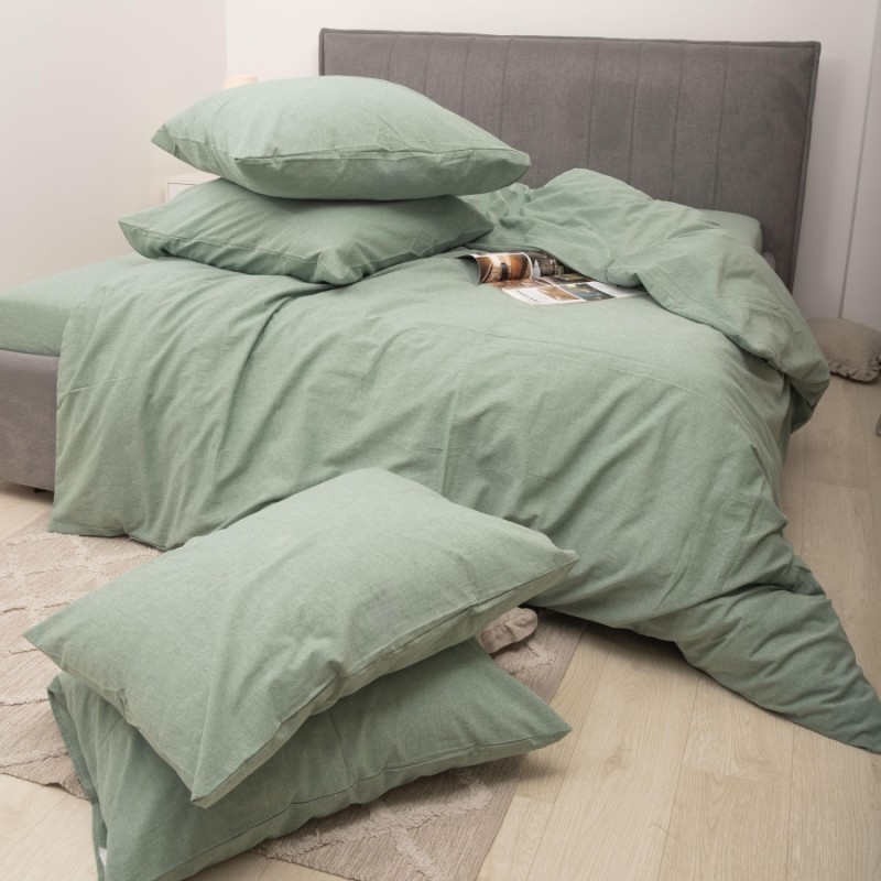 Комплект постільної білизни Viluta Двоспальний Варена бавовна Wash 49