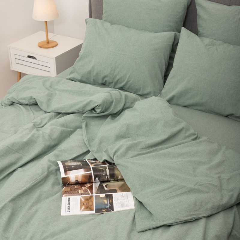 Комплект постільної білизни Viluta Двоспальний Варена бавовна Wash 49