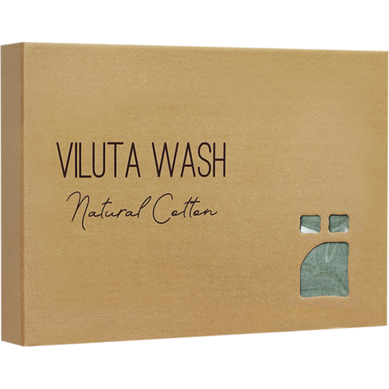 Комплект постільної білизни Viluta Двоспальний Варена бавовна Wash 76