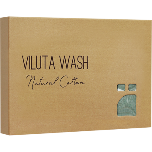 Комплект постільної білизни Viluta Двоспальний Варена бавовна Wash 77