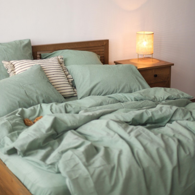 Комплект постільної білизни Viluta Євро Варена бавовна Wash 34