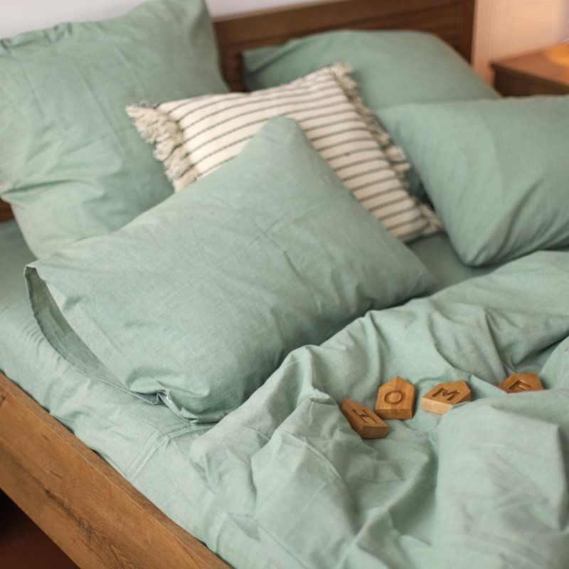 Комплект постільної білизни Viluta Євро Варена бавовна Wash 34