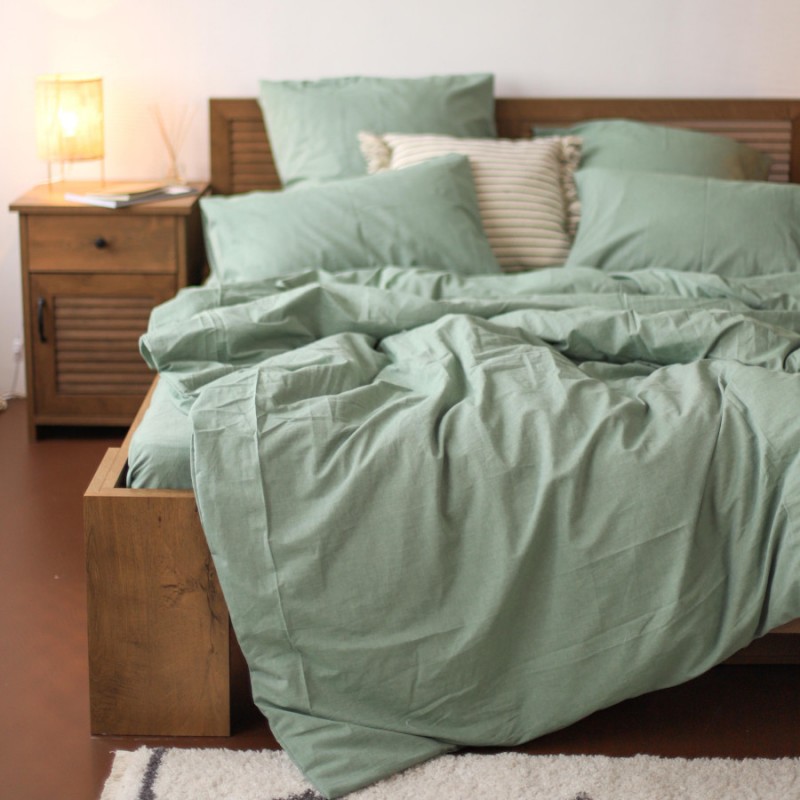 Комплект постільної білизни Viluta Євро Варена бавовна Wash 34