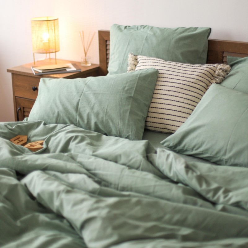 Комплект постільної білизни Viluta Євро Варена бавовна Wash 34