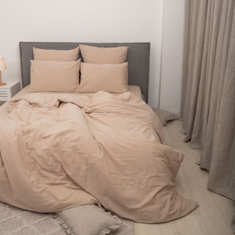 Комплект постільної білизни Viluta Євро Варена бавовна Wash 48