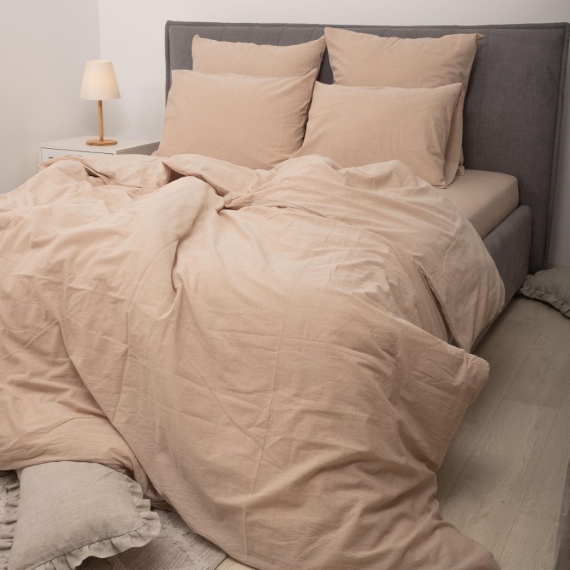 Комплект постільної білизни Viluta Євро Варена бавовна Wash 48