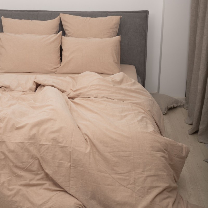 Комплект постільної білизни Viluta Євро Варена бавовна Wash 48