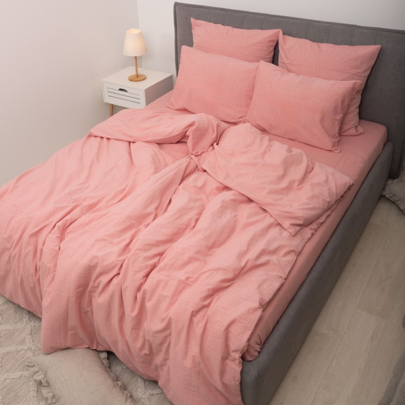 Комплект постільної білизни Viluta Євро Варена бавовна Wash 62