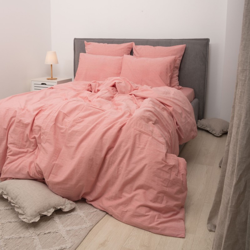 Комплект постільної білизни Viluta Євро Варена бавовна Wash 62