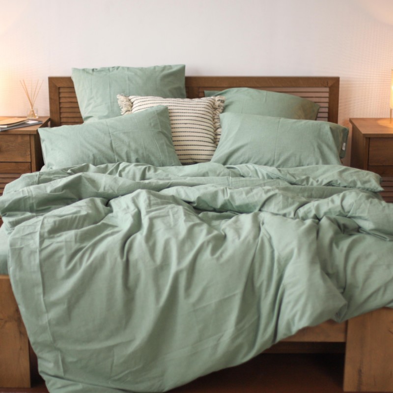 Комплект постільної білизни Viluta Полуторний Варена бавовна Wash 34