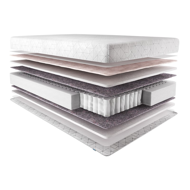 Пружинний ортопедичний матрац Usleep PhytoLife Organic Linen