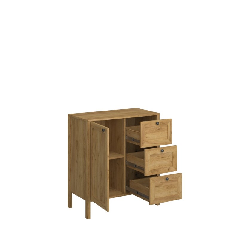 Комод 1D3S KLARK дуб крафт золотий VMV Holding