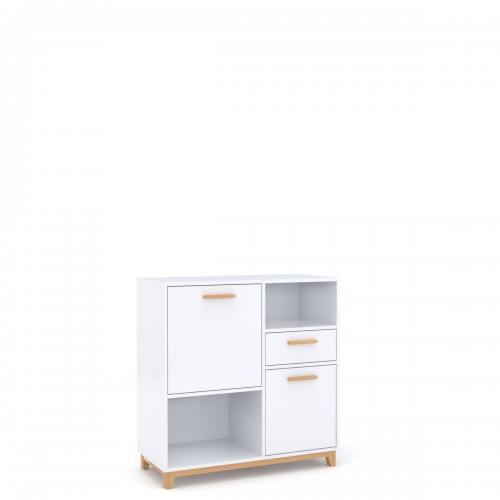 Комод 2D1S STEKA білий VMV Holding