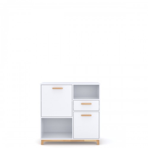 Комод 2D1S STEKA білий VMV Holding