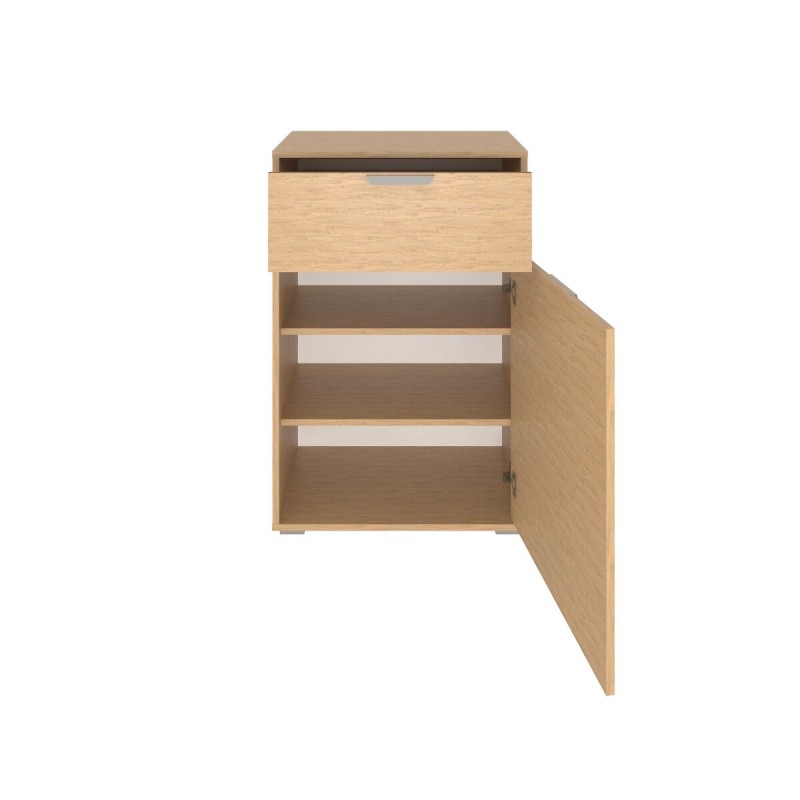 Комод KOM 1D1S ARTE (N) дуб кам'яний/графіт VMV Holding