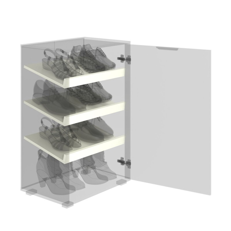 Комод KOM 1D1S ARTE (N) дуб кам'яний/графіт VMV Holding