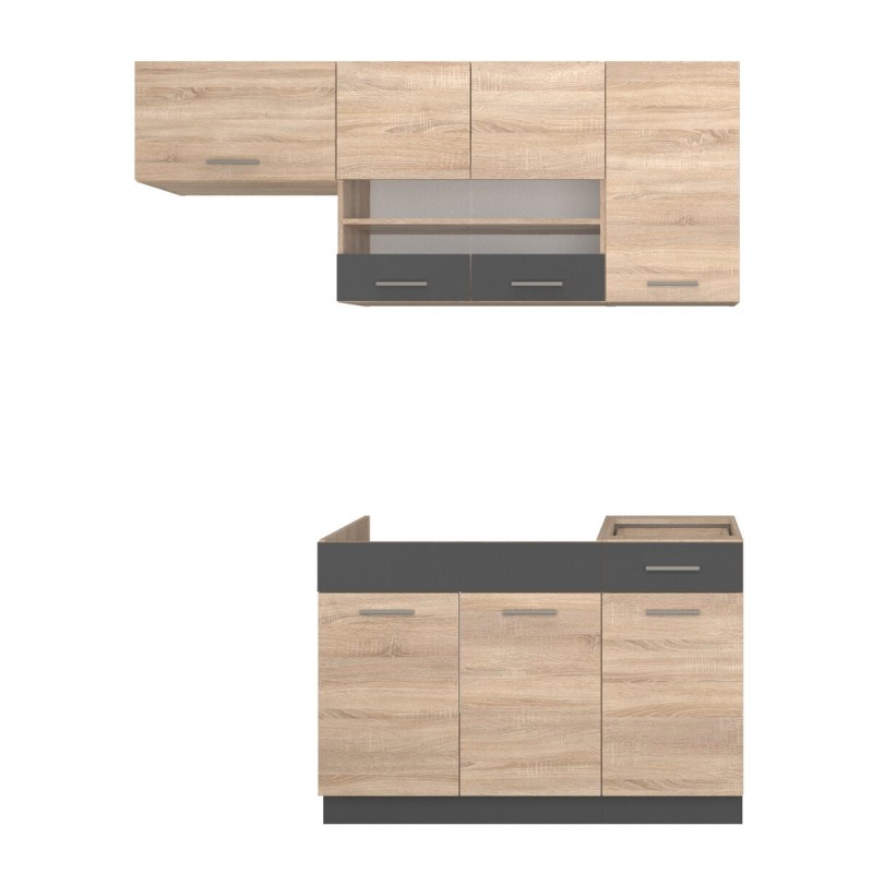 Кухня Христина 180 дуб сонома/графіт VMV Holding