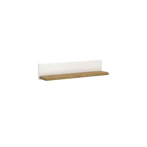 Полиця POL/120 RIVA білий / дуб Харбор золотий VMV Holding